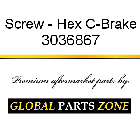 Screw - Hex C-Brake 3036867