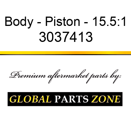 Body - Piston - 15.5:1 3037413