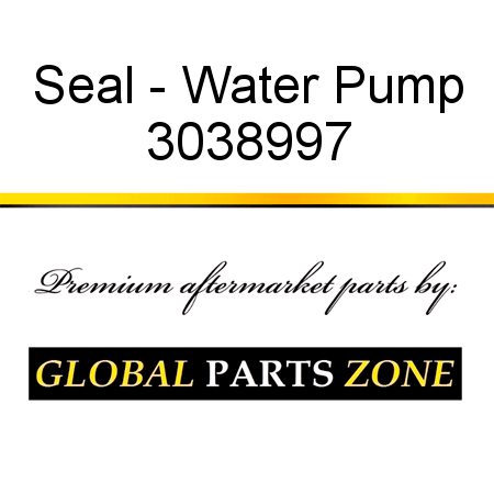 Seal - Water Pump 3038997