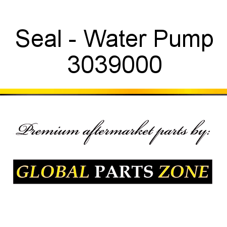 Seal - Water Pump 3039000