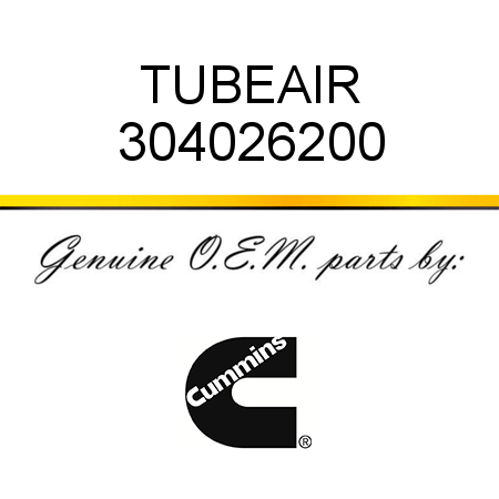 TUBE,AIR 304026200