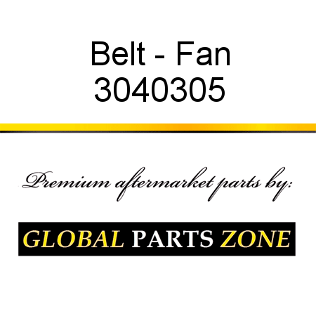 Belt - Fan 3040305