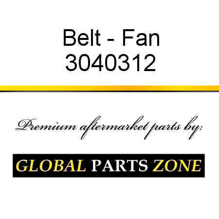 Belt - Fan 3040312