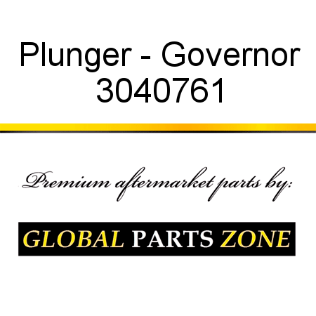 Plunger - Governor 3040761