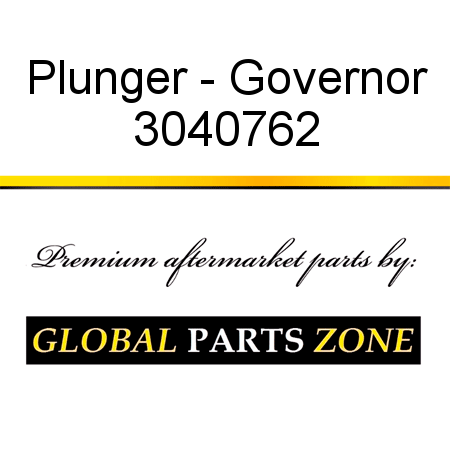 Plunger - Governor 3040762