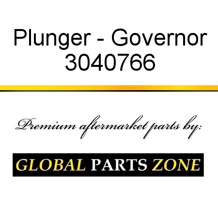 Plunger - Governor 3040766