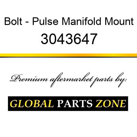 Bolt - Pulse Manifold Mount 3043647