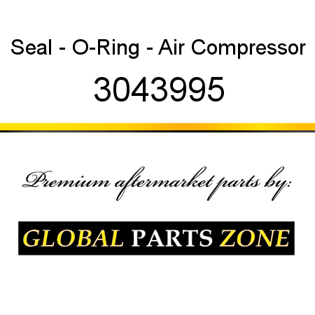 Seal - O-Ring - Air Compressor 3043995