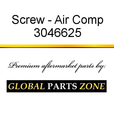Screw - Air Comp 3046625