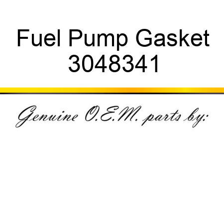 Fuel Pump Gasket 3048341