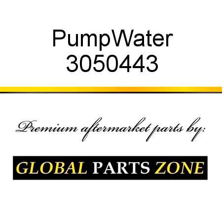 Pump,Water 3050443