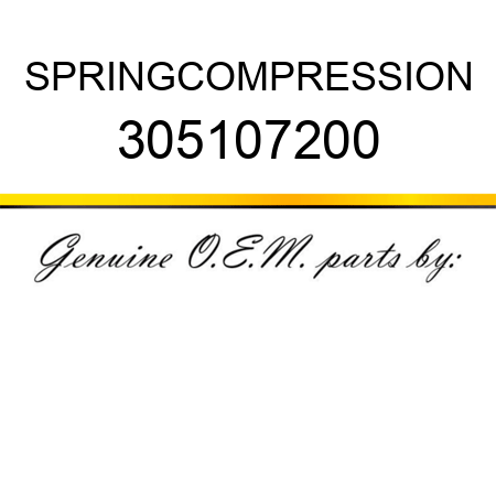 SPRING,COMPRESSION 305107200