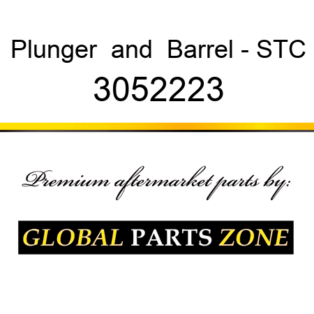 Plunger & Barrel - STC 3052223