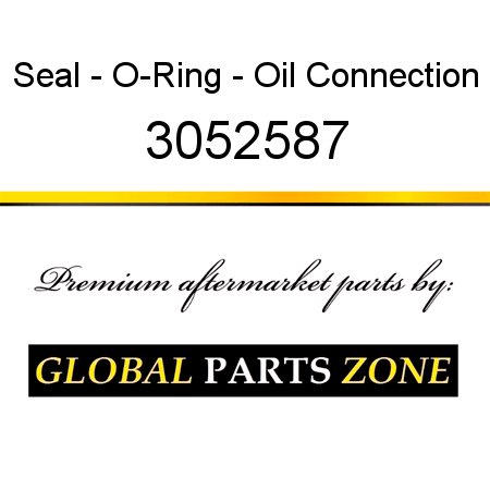 Seal - O-Ring - Oil Connection 3052587