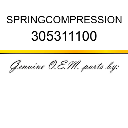 SPRING,COMPRESSION 305311100