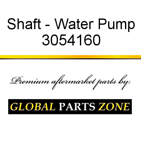 Shaft - Water Pump 3054160