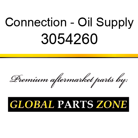 Connection - Oil Supply 3054260
