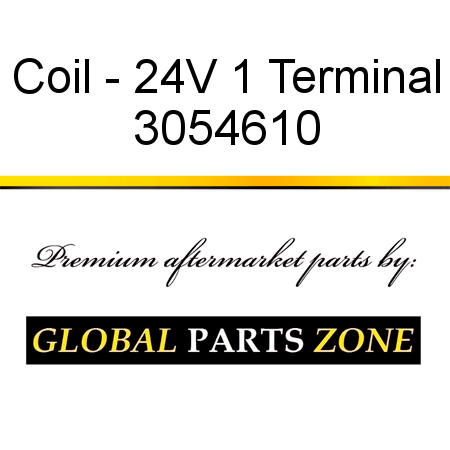 Coil - 24V 1 Terminal 3054610
