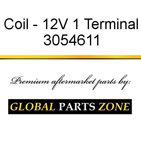 Coil - 12V 1 Terminal 3054611