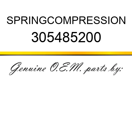 SPRING,COMPRESSION 305485200