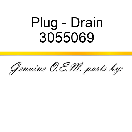 Plug - Drain 3055069