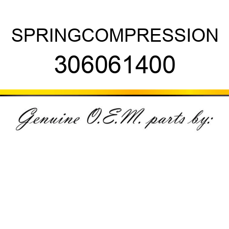 SPRING,COMPRESSION 306061400