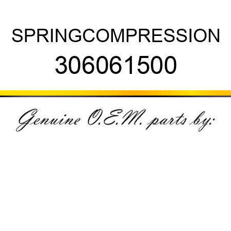 SPRING,COMPRESSION 306061500