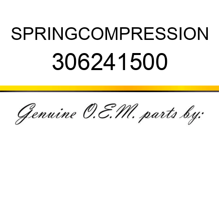 SPRING,COMPRESSION 306241500