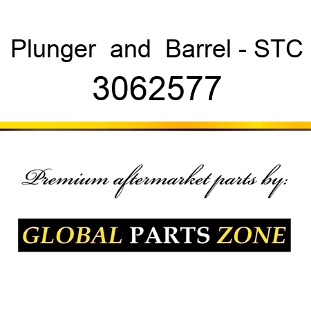 Plunger & Barrel - STC 3062577