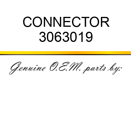 CONNECTOR 3063019