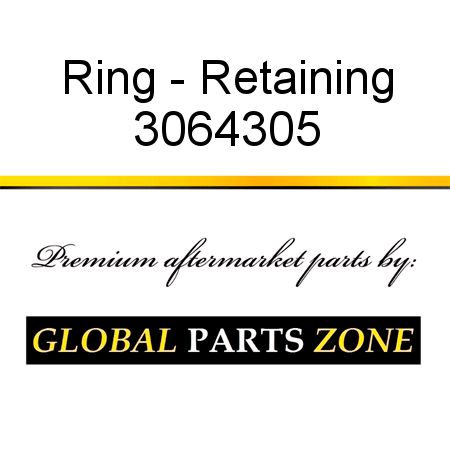 Ring - Retaining 3064305