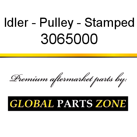 Idler - Pulley - Stamped 3065000