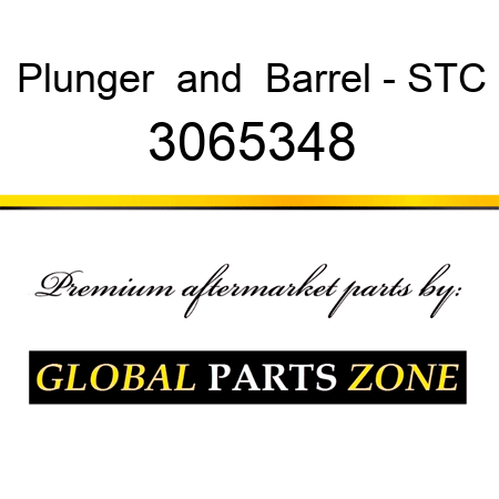 Plunger & Barrel - STC 3065348