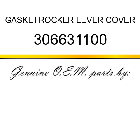 GASKET,ROCKER LEVER COVER 306631100