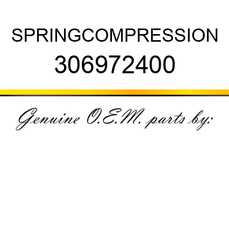 SPRING,COMPRESSION 306972400