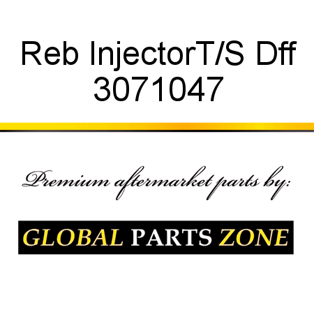 Reb Injector,T/S Dff 3071047