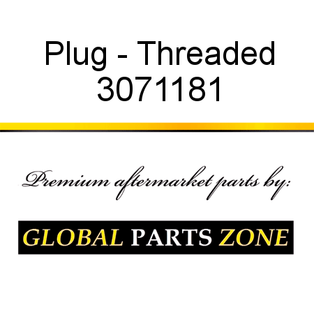 Plug - Threaded 3071181