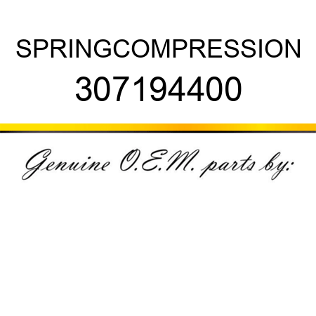 SPRING,COMPRESSION 307194400