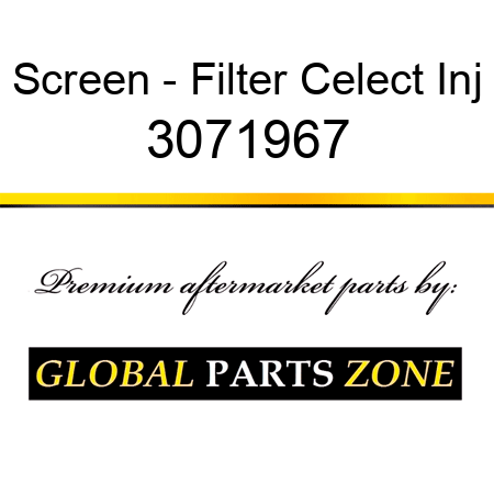 Screen - Filter Celect Inj 3071967