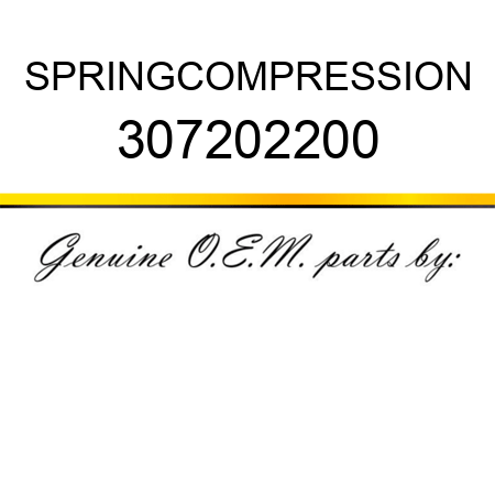 SPRING,COMPRESSION 307202200