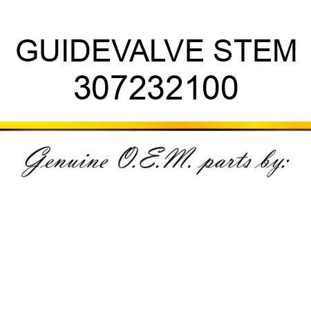 GUIDE,VALVE STEM 307232100