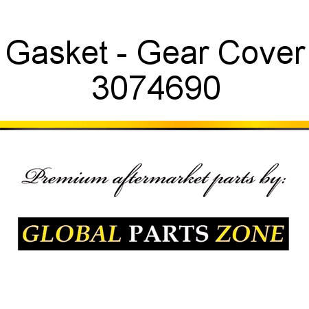 Gasket - Gear Cover 3074690