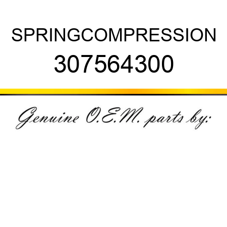 SPRING,COMPRESSION 307564300
