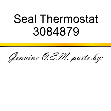 Seal, Thermostat 3084879
