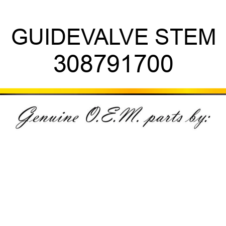 GUIDE,VALVE STEM 308791700