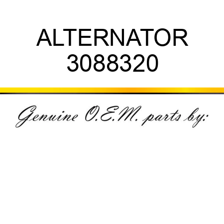 ALTERNATOR 3088320