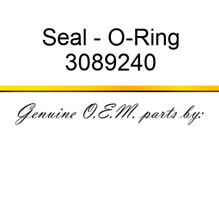 Seal - O-Ring 3089240