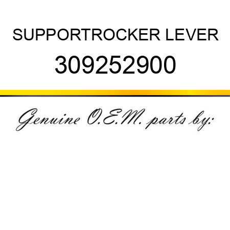 SUPPORT,ROCKER LEVER 309252900