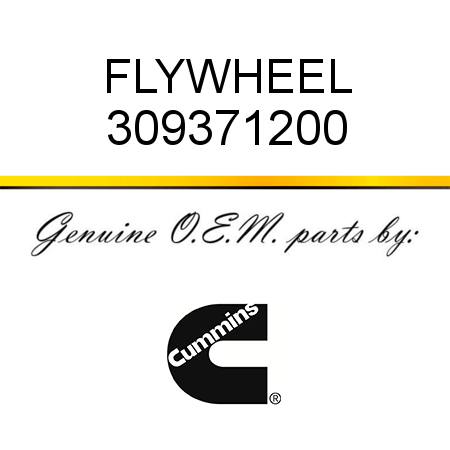FLYWHEEL 309371200