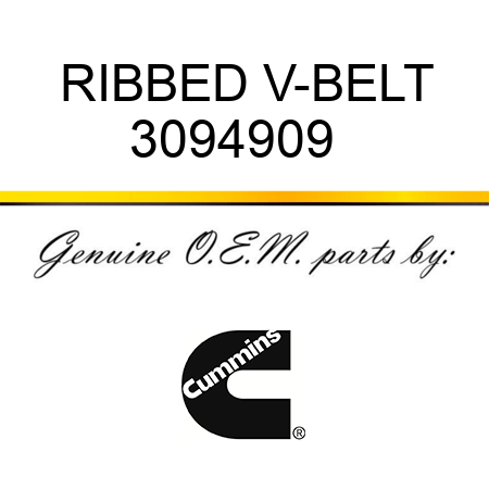 RIBBED V-BELT 3094909  